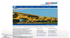Desktop Screenshot of eurailpool.com