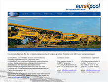 Tablet Screenshot of eurailpool.com